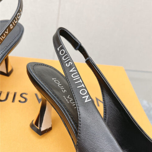 High Quality Luxury Louis Vuitton Early Spring New Slingback High Heels – Style 44483 product detail