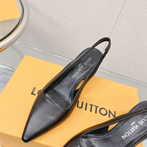High Quality Luxury Louis Vuitton Early Spring New Slingback High Heels – Style 44483 product detail