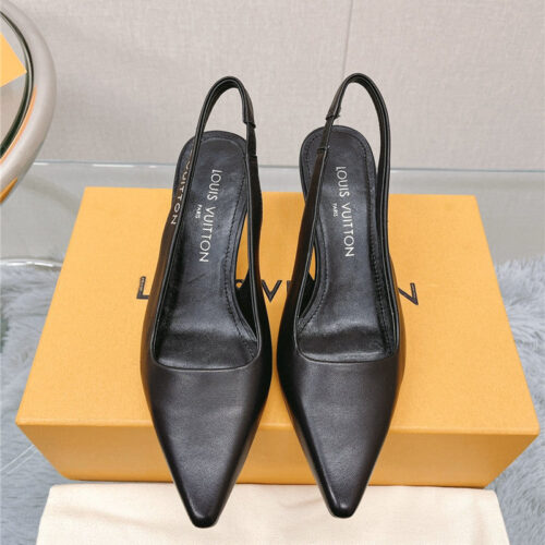 High Quality Luxury Louis Vuitton Early Spring New Slingback High Heels – Style 44483 product detail