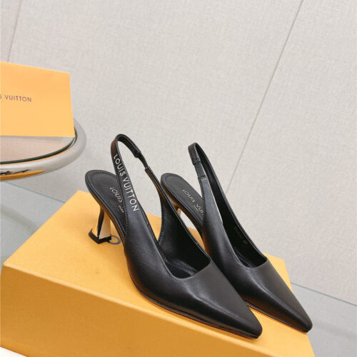 High Quality Luxury Louis Vuitton Early Spring New Slingback High Heels – Style 44483