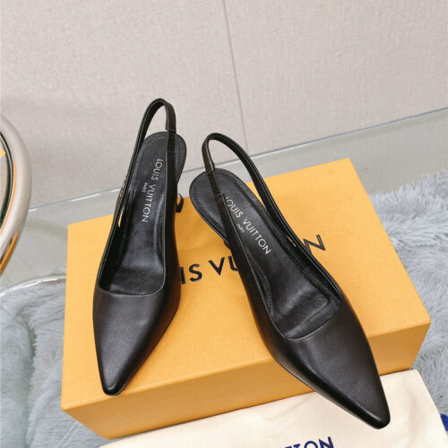 High Quality Luxury Louis Vuitton Early Spring New Slingback High Heels – Style 44483 product detail