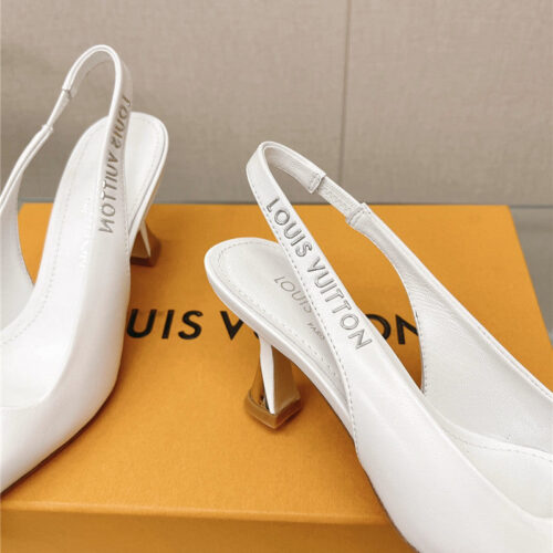 High Quality Luxury Louis Vuitton Early Spring New Slingback High Heels – Style 11715 product detail