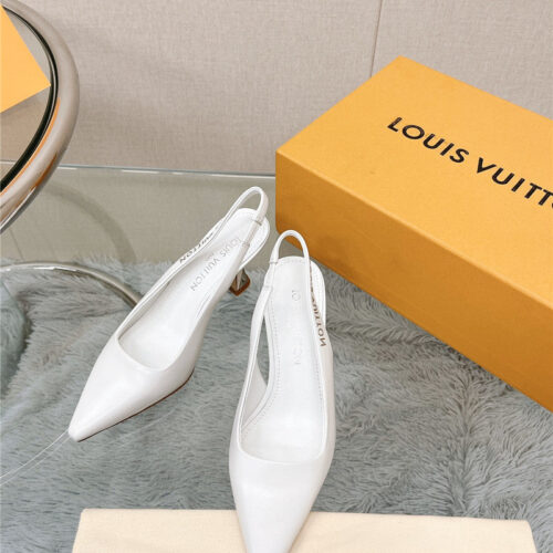 High Quality Luxury Louis Vuitton Early Spring New Slingback High Heels – Style 11715 product detail