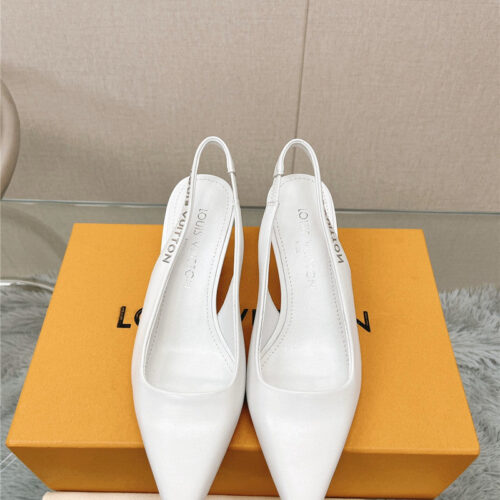 High Quality Luxury Louis Vuitton Early Spring New Slingback High Heels – Style 11715 product detail