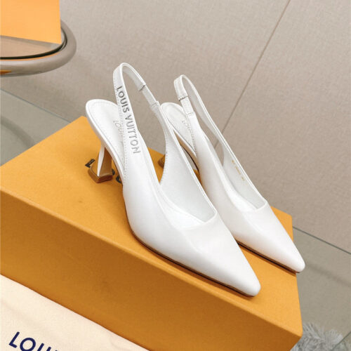 High Quality Luxury Louis Vuitton Early Spring New Slingback High Heels – Style 11715