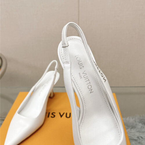 High Quality Luxury Louis Vuitton Early Spring New Slingback High Heels – Style 11715 product detail