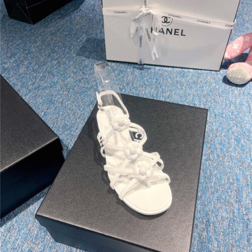 High Quality Luxury Chanel Camellia Explosion Sandals – Style 82022 product detail