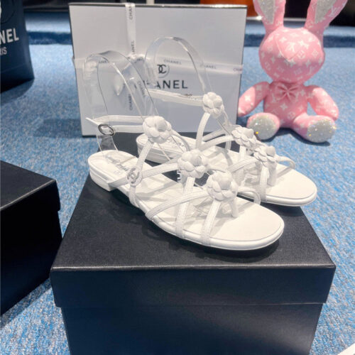 High Quality Luxury Chanel Camellia Explosion Sandals – Style 82022