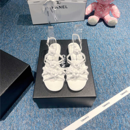 High Quality Luxury Chanel Camellia Explosion Sandals – Style 82022 product detail