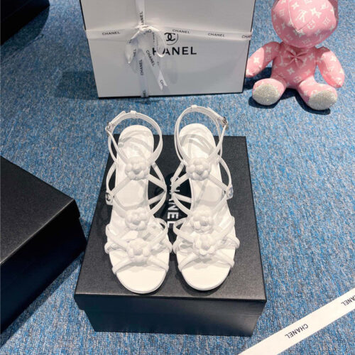 High Quality Luxury Chanel Camellia Explosion Sandals – Style 50950 product detail