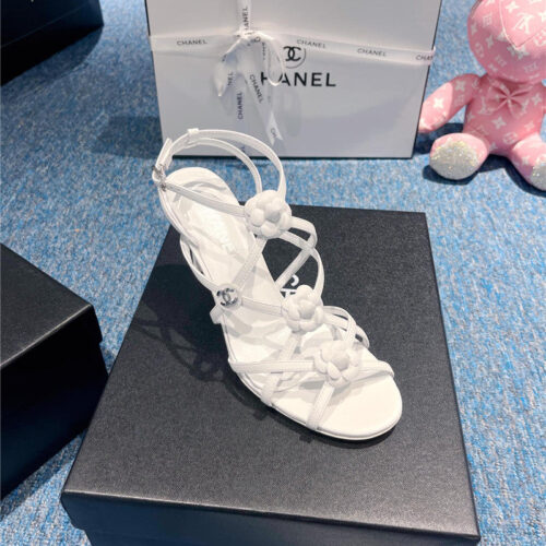 High Quality Luxury Chanel Camellia Explosion Sandals – Style 50950 product detail