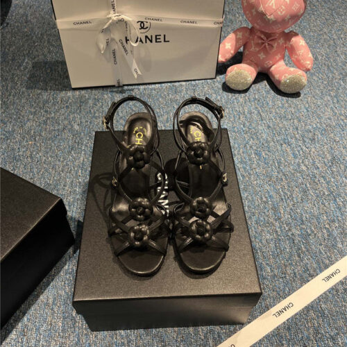 High Quality Luxury Chanel Camellia Explosion Sandals product detail