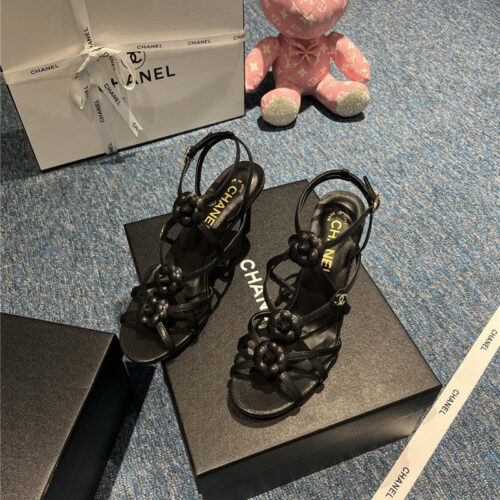 High Quality Luxury Chanel Camellia Explosion Sandals product detail