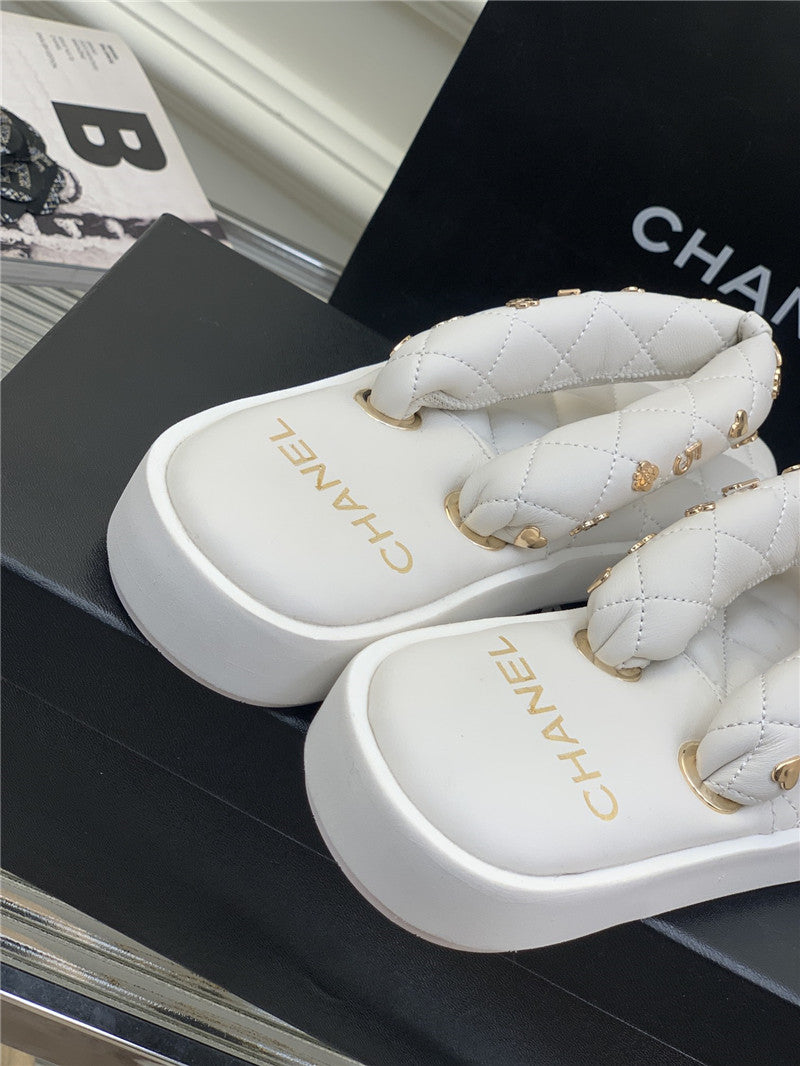 High Quality Luxury Chanel New Flip Flops – Style 96262 product detail