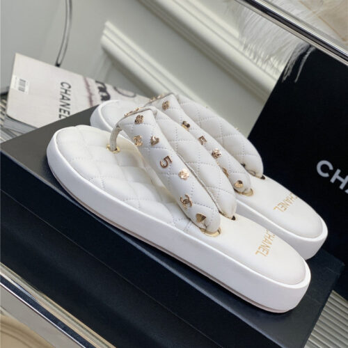 High Quality Luxury Chanel New Flip Flops – Style 96262 alternate view
