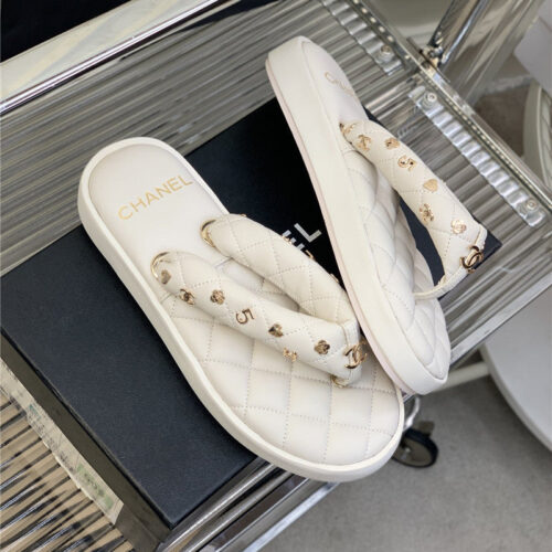 High Quality Luxury Chanel New Flip Flops – Style 96262 product detail