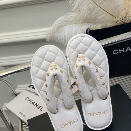 High Quality Luxury Chanel New Flip Flops – Style 96262 product detail