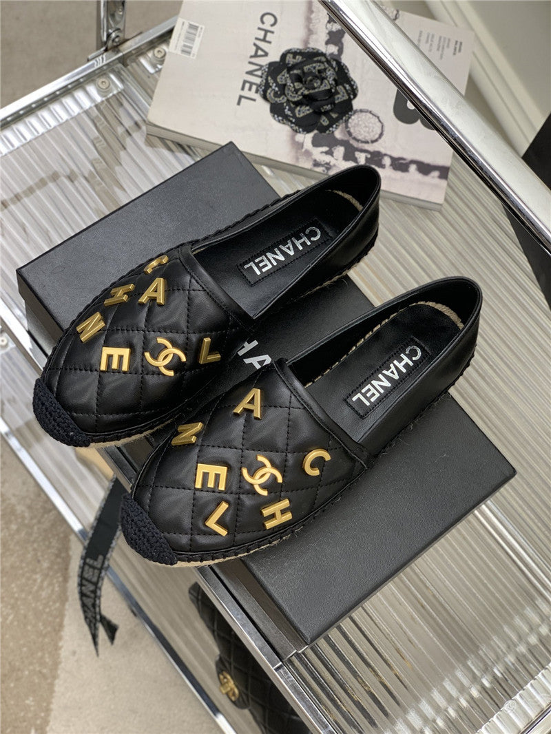 High Quality Luxury Chanel Letter Fisherman Shoes