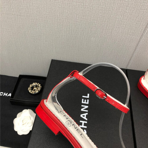 High Quality Luxury Chanel New Chain Flat Sandals – Style 17350 product detail