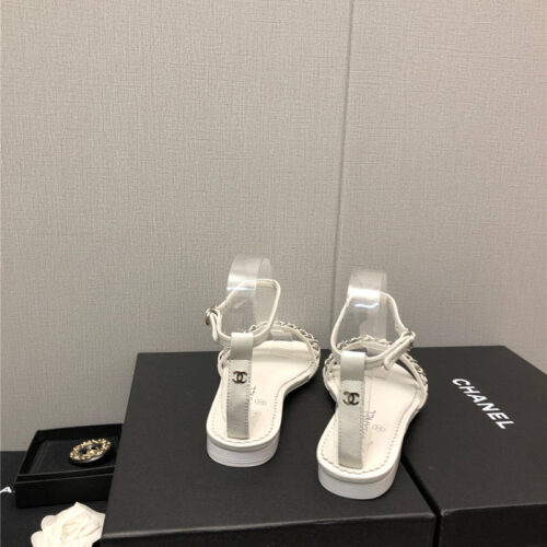 High Quality Luxury Chanel New Chain Flat Sandals – Style 46726 product detail