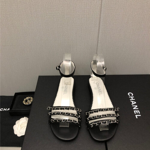 High Quality Luxury Chanel New Chain Flat Sandals product detail