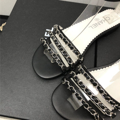 High Quality Luxury Chanel New Chain Flat Sandals product detail