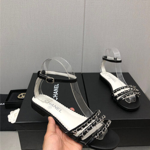 High Quality Luxury Chanel New Chain Flat Sandals product detail