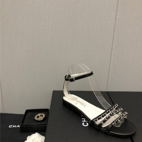 High Quality Luxury Chanel New Chain Flat Sandals product detail