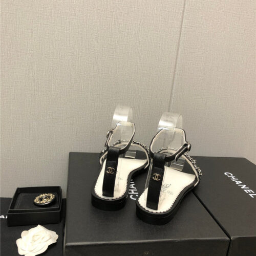High Quality Luxury Chanel New Chain Flat Sandals product detail