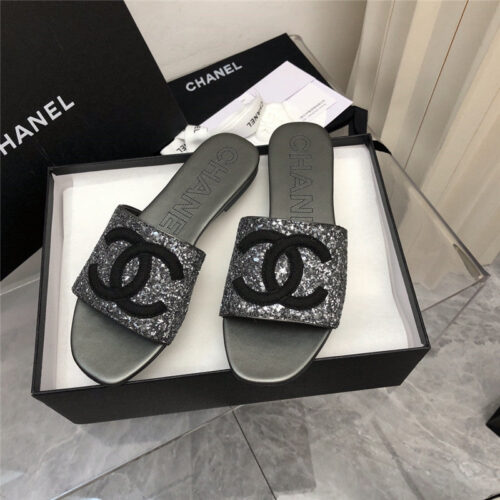 High Quality Luxury Chanel Classic Holiday Style Slippers