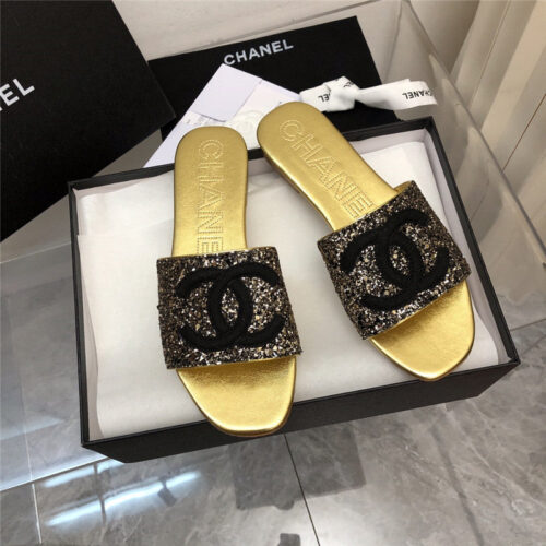 High Quality Luxury Chanel Classic Holiday Style Slippers – Style 80422 alternate view