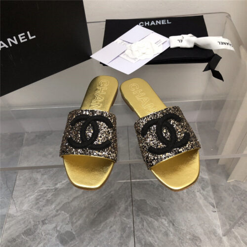 High Quality Luxury Chanel Classic Holiday Style Slippers – Style 80422 product detail