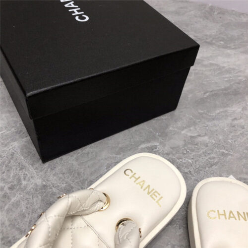High Quality Luxury Chanel Explosion Iogo Slippers – Style 66534 product detail