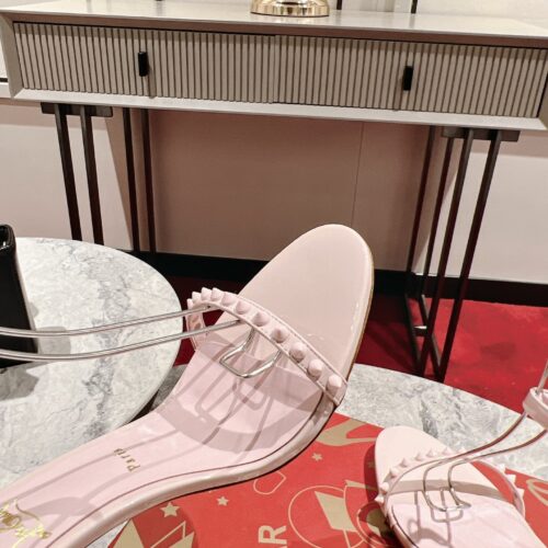 High Quality Luxury Christian Louboutin Spiked Strappy Sandals product detail