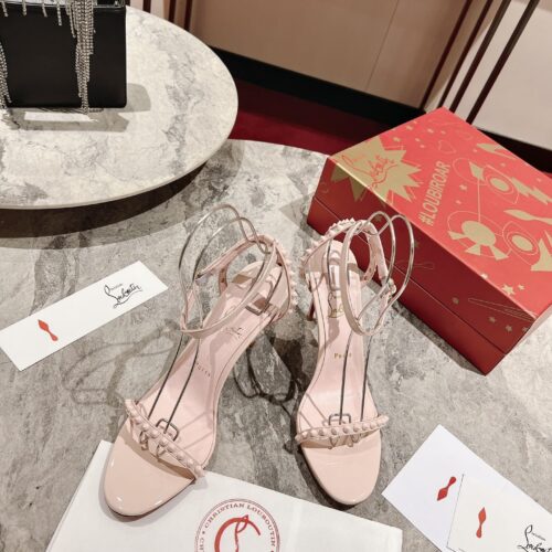 High Quality Luxury Christian Louboutin Spiked Strappy Sandals product detail