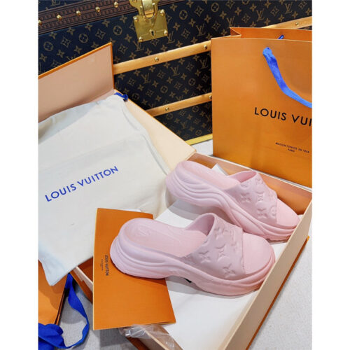 High Quality Luxury Louis Vuitton Advanced Lazy Wind Couple Slippers product detail