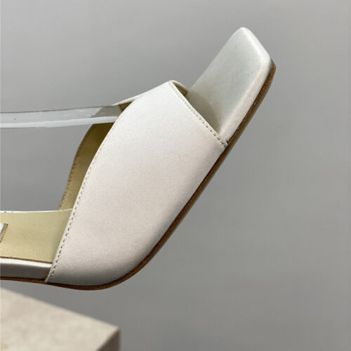 High Quality Luxury Jimmy Choo Crystal Square Toe Fish Toe Sandals – Style 84343 product detail