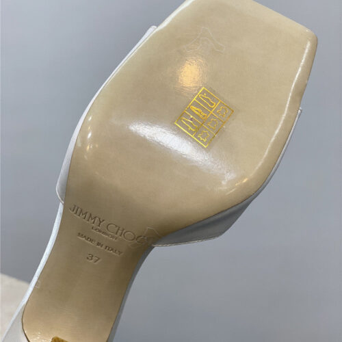High Quality Luxury Jimmy Choo Crystal Square Toe Fish Toe Sandals – Style 84343 product detail