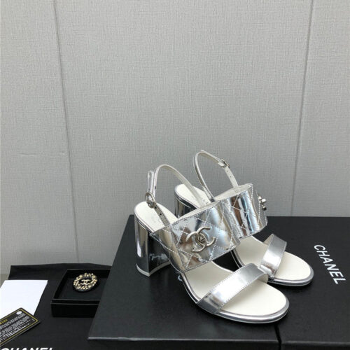 High Quality Luxury Chanel New High Heel Sandals – Style 54342