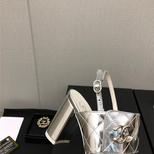 High Quality Luxury Chanel New High Heel Sandals – Style 54342 product detail