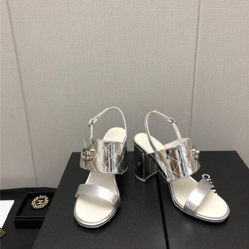 High Quality Luxury Chanel New High Heel Sandals – Style 54342 product detail