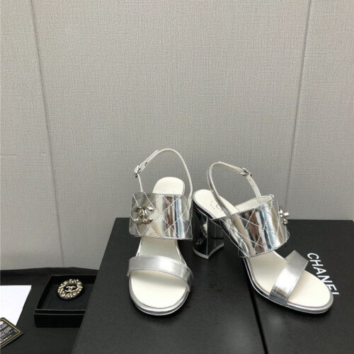 High Quality Luxury Chanel New High Heel Sandals – Style 54342 product detail