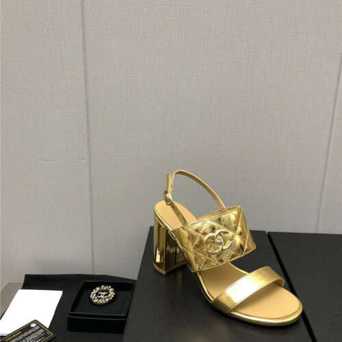 High Quality Luxury Chanel New High Heel Sandals – Style 26662 product detail
