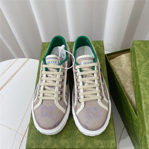High Quality Luxury Gucci 1977 Classic Series Lovers Canvas Shoes – Style 45043 product detail