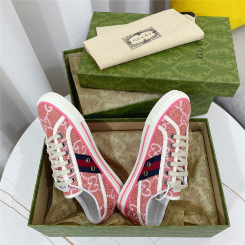 High Quality Luxury Gucci 1977 Classic Series Lovers Canvas Shoes – Style 76115 product detail