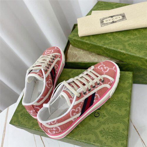 High Quality Luxury Gucci 1977 Classic Series Lovers Canvas Shoes – Style 76115 product detail