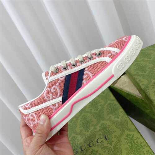 High Quality Luxury Gucci 1977 Classic Series Lovers Canvas Shoes – Style 76115 product detail