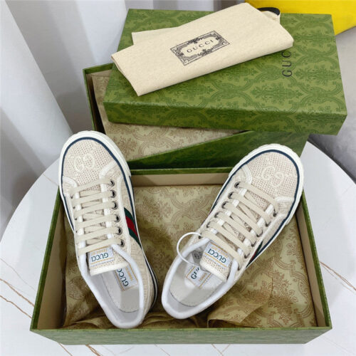 High Quality Luxury Gucci 1977 Classic Series Lovers Canvas Shoes – Style 72723 product detail
