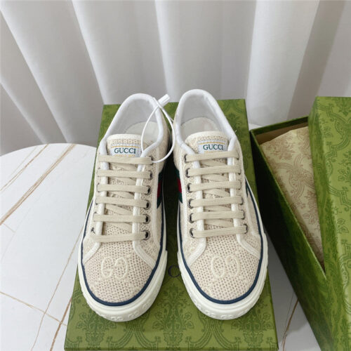 High Quality Luxury Gucci 1977 Classic Series Lovers Canvas Shoes – Style 72723 product detail