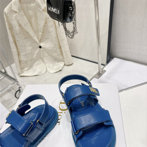 High Quality Luxury Dior Mizza Pattern Dioract Sandals – Style 43366 product detail